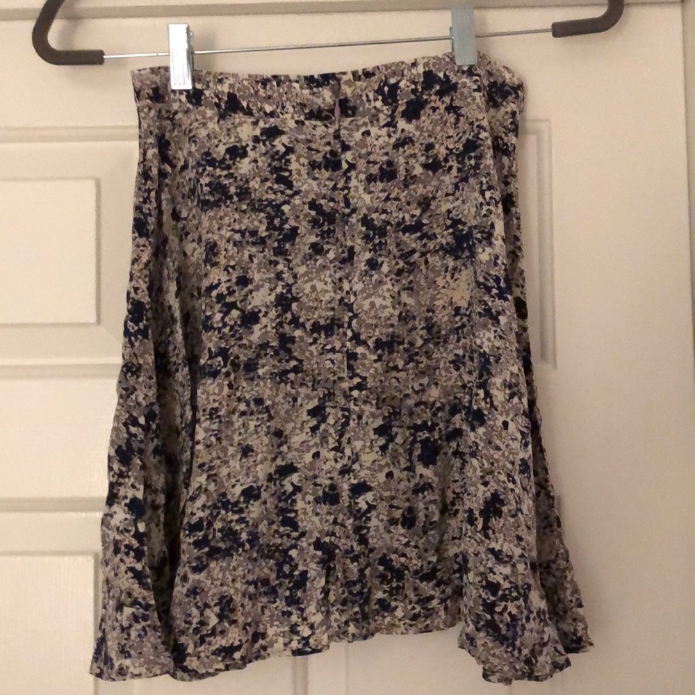 Amour Vert silk mini skirt
